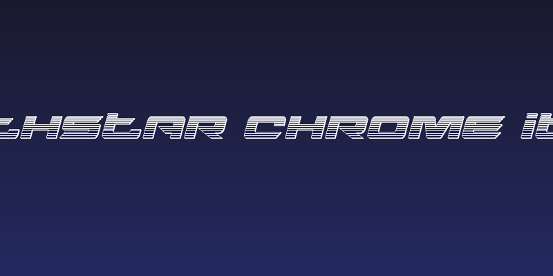 Northstar Chrome Italic Social Header