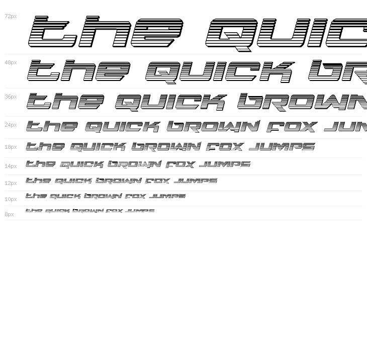 Northstar Chrome Italic Waterfall