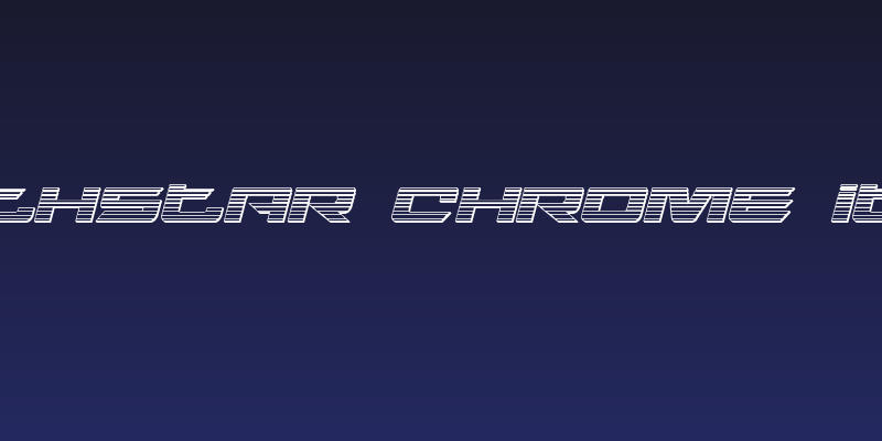 Northstar Chrome Italic Social Header