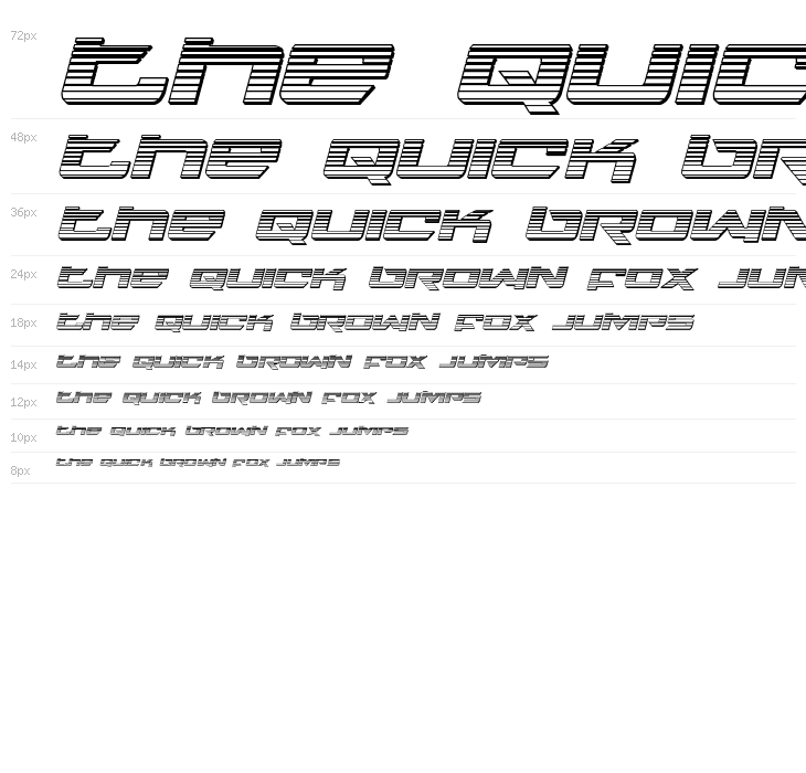 Northstar Chrome Italic Waterfall