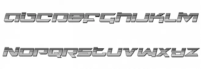 Northstar Chrome Italic Fuentes MINÚSCULAS