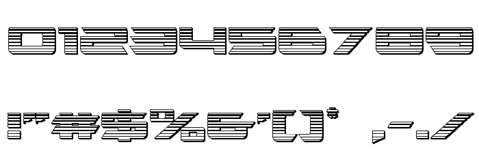Northstar Chrome Regular Font OTHER CHARS