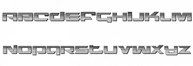 Northstar Chrome Regular Schriftart Groß