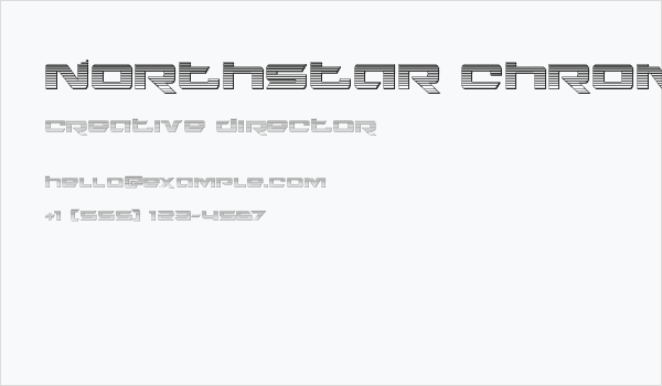 Northstar Chrome Business Card