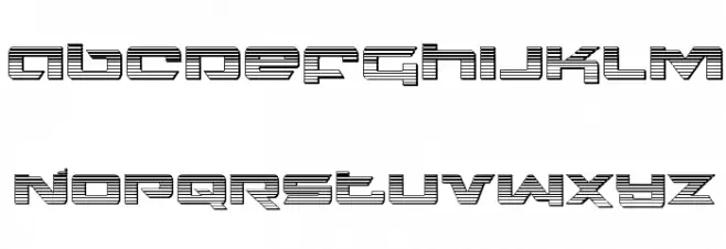 Northstar Chrome خط أحرف صغيرة