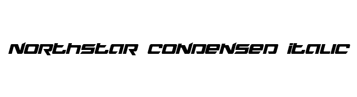 Northstar Condensed Italic  font caratteri gratis