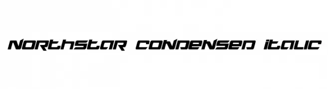 Northstar Condensed Italic  नि: शुल्क फ़ॉन्ट्स डाउनलोड