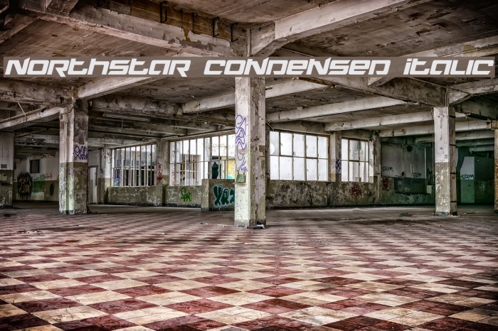 Northstar Condensed Italic Example 1