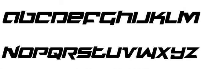 Northstar Condensed Italic خط أحرف صغيرة