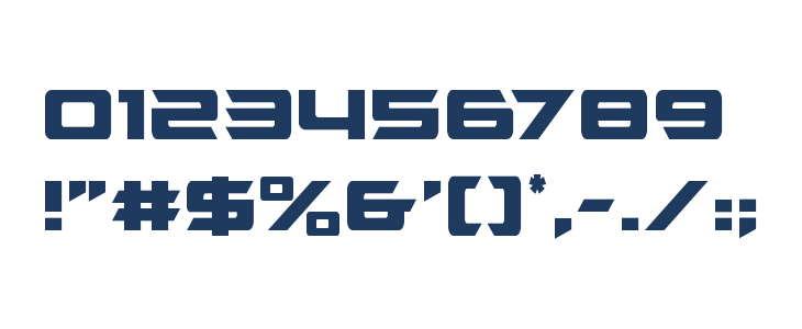 Northstar Condensed Other Characters