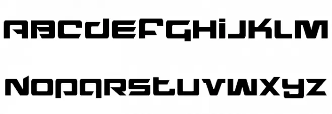 Northstar Condensed 字体 大写