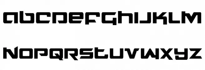 Northstar Condensed Caratteri MINUSCOLO