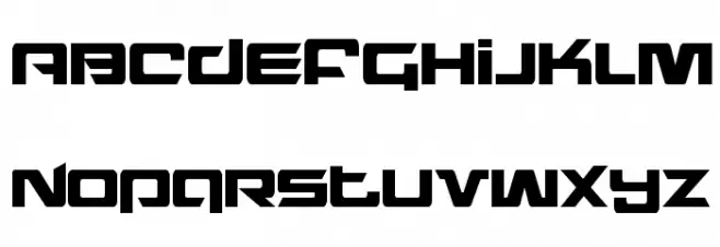 Northstar Condensed خط أحرف كبيرة