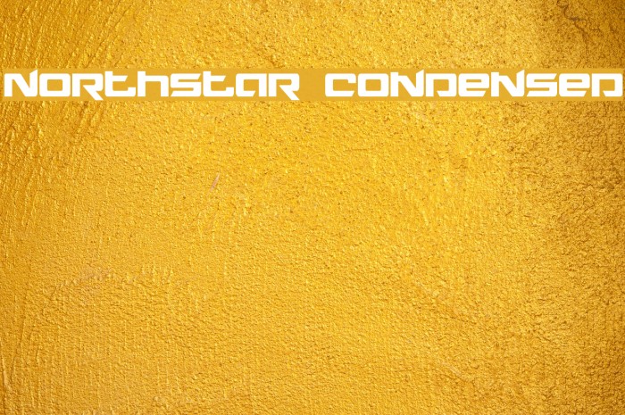 Northstar Condensed Font examples