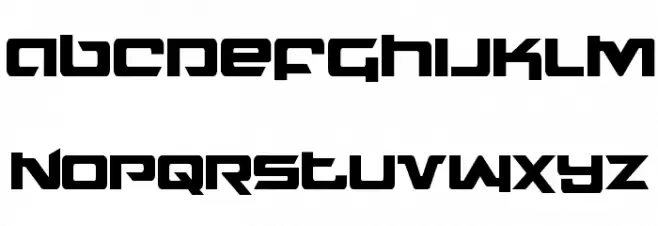 Northstar Condensed Caratteri MINUSCOLO