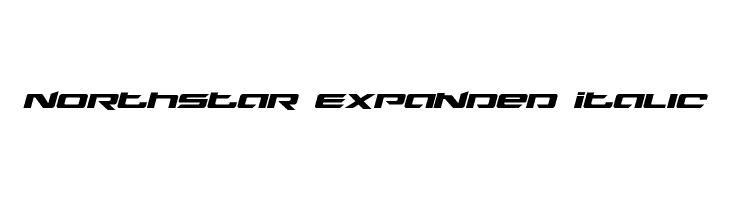 Northstar Expanded Italic  免费字体下载