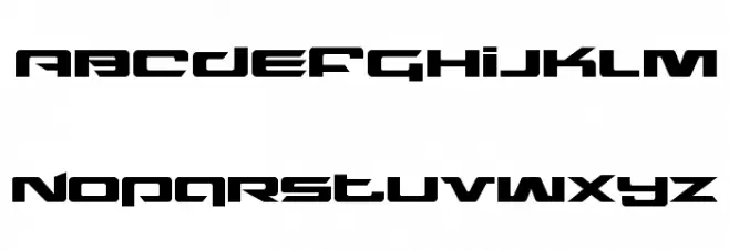 Northstar Expanded 字体 大写