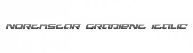 Northstar Gradient Italic  Frei Schriftart Herunterladen