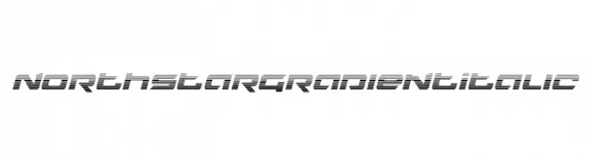 Northstar Gradient Italic  Free Fonts Download
