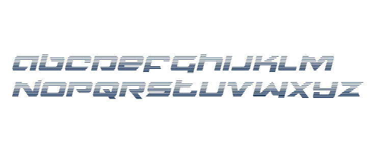 Northstar Gradient Italic Lowercase