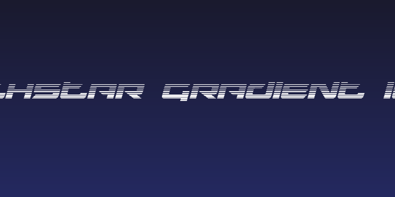 Northstar Gradient Italic Social Header