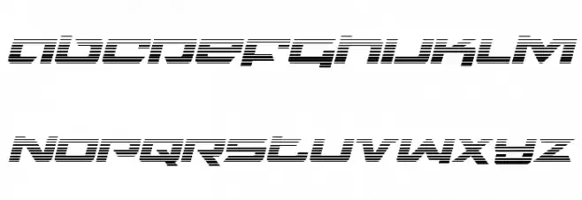 Northstar Gradient Italic خط أحرف صغيرة
