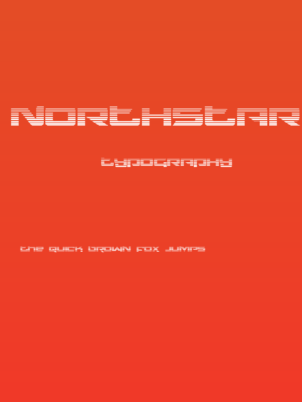 Northstar Gradient Regular Poster