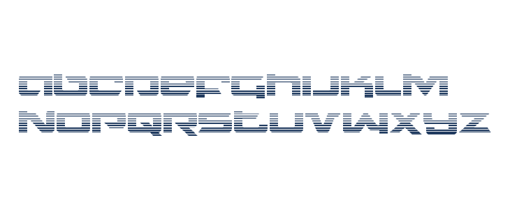 Northstar Gradient Regular Lowercase