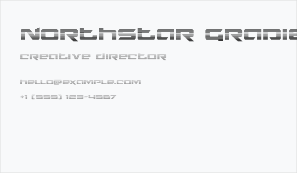 Northstar Gradient Business Card
