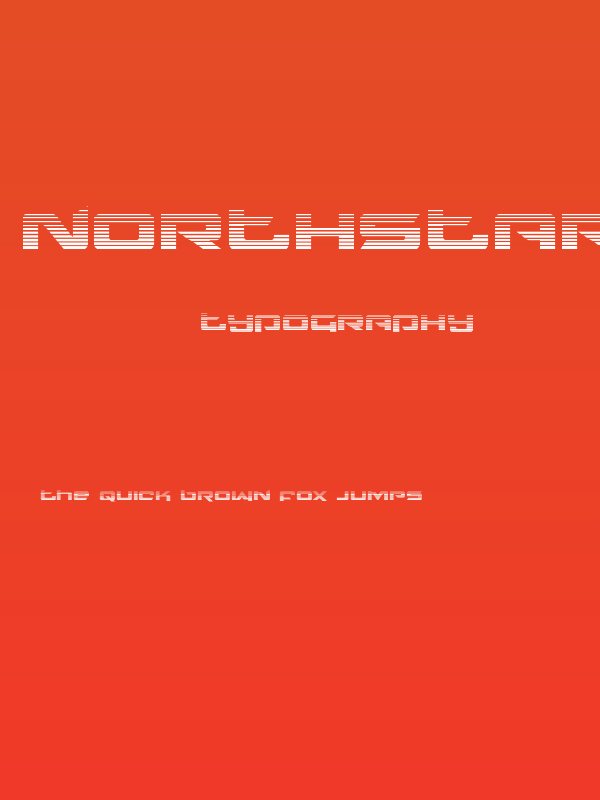 Northstar Gradient Poster