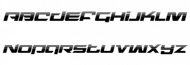 Northstar Half-Tone Italic Fonte MAIÚSCULAS