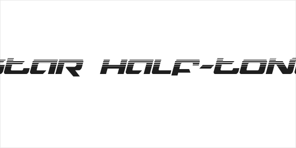 Northstar Half-Tone Italic Logo