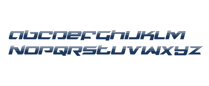 Northstar Half-Tone Italic Lowercase