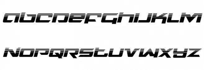 Northstar Half-Tone Italic फ़ॉन्ट लोअरकेस