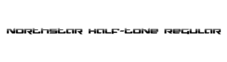 Northstar Half-Tone Regular  नि: शुल्क फ़ॉन्ट्स डाउनलोड