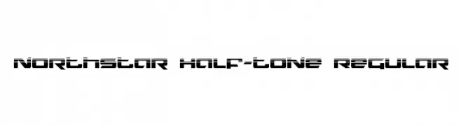 Northstar Half-Tone Regular  تنزيل الخطوط