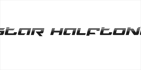 Northstar Halftone Italic Logo