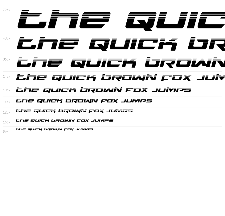 Northstar Halftone Italic Waterfall