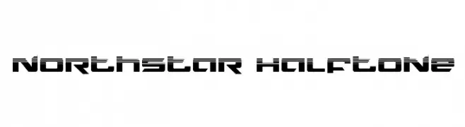 Northstar Halftone  Frei Schriftart Herunterladen
