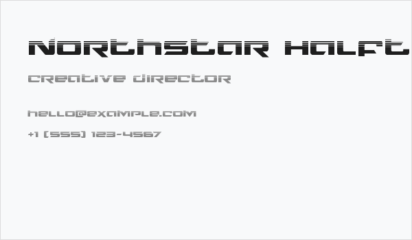 Northstar Halftone Business Card