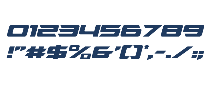 Northstar Italic Other Characters