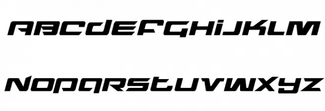 Northstar Italic Schriftart Groß