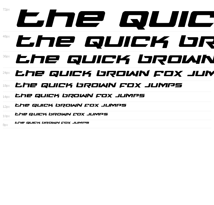 Northstar Italic Waterfall