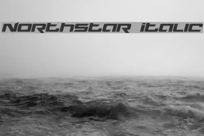 Northstar Italic Font examples