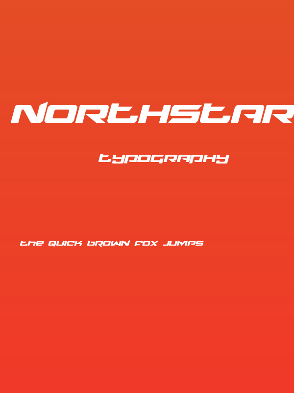Northstar Italic Poster