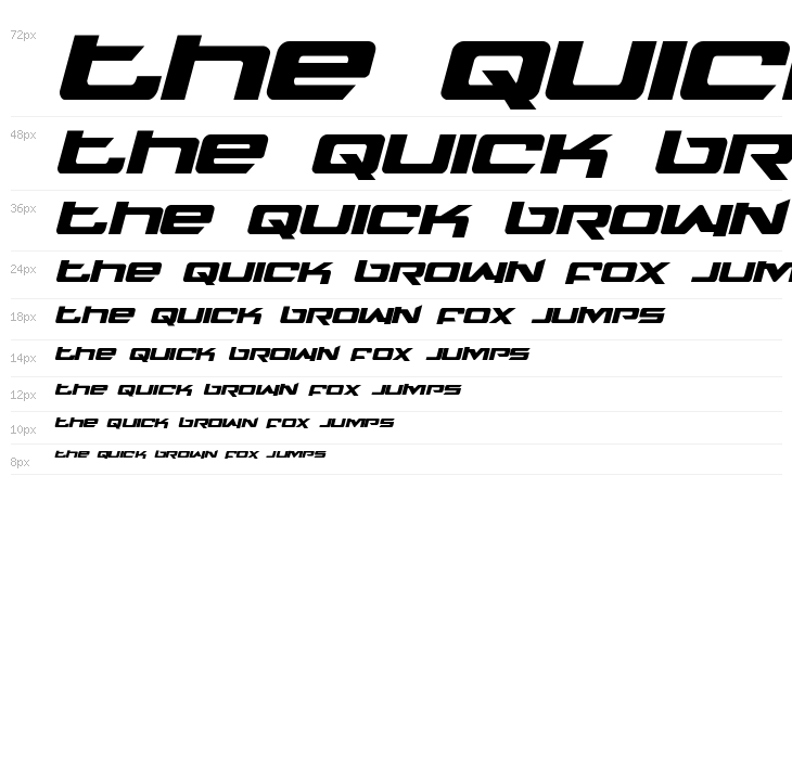 Northstar Italic Waterfall