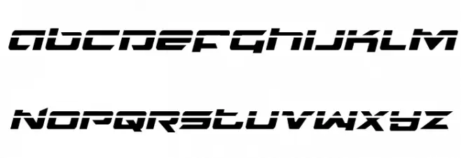 Northstar Laser Italic Fuentes MINÚSCULAS