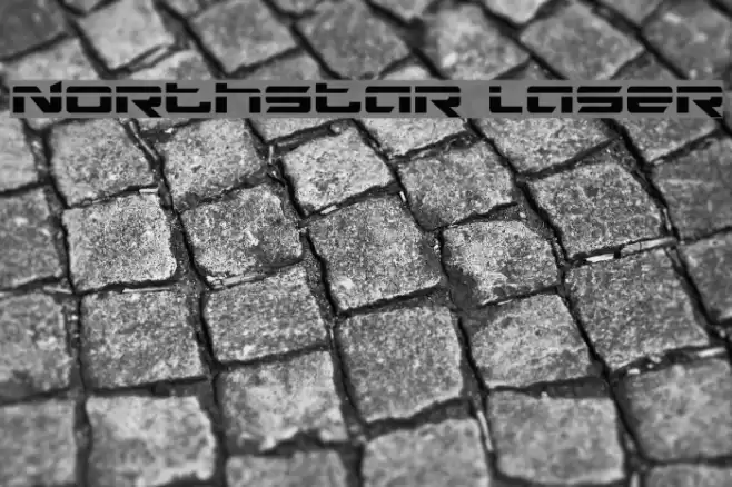 Northstar Laser Font examples
