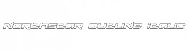 Northstar Outline Italic  Fuentes Gratis Descargar