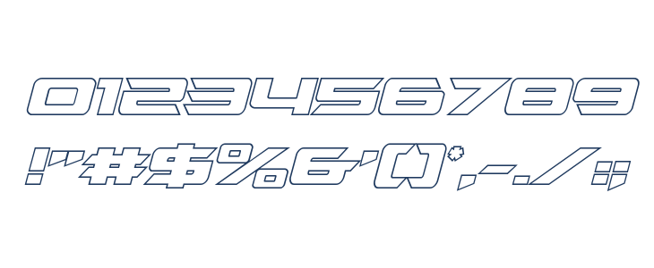 Northstar Outline Italic Other Characters